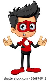 Super Boy In Red Character