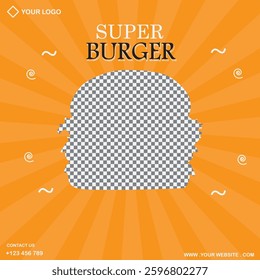 Super Burger Menu Flyer edsign