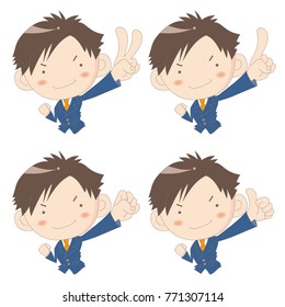Super business man 4set