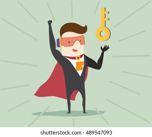Super businessman