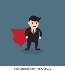 Super Businessman vector design concept illustration 01