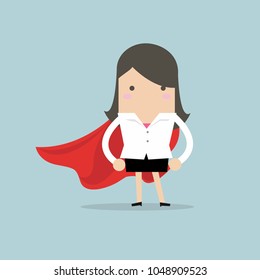Super Businesswoman. vector