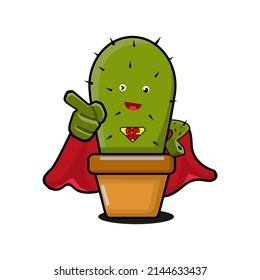super cactus, packed cactus illustration