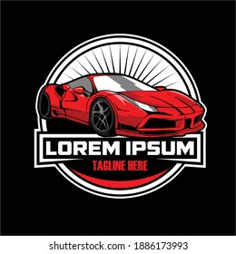 Automobil-Logo, Vektorgrafik-Vorlage