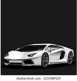 super car for high speed ferrary rich car expensive vector