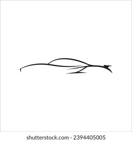 DISEÑO SÍMBOLO DE ILUSTRACIÓN DEL VECTOR DEL ICONO SUPER DEL COCHE