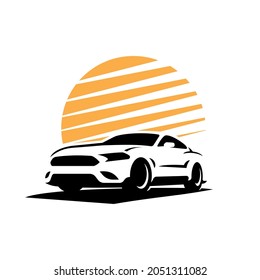 super car logo design, perfect logo, icon, print or etc