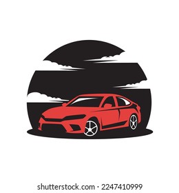 super car logo design Pro Vector Pro Vector