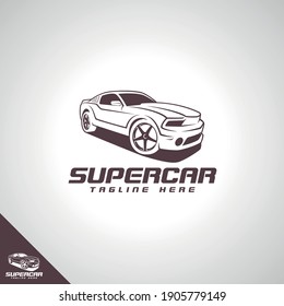 Super Car Logo Template .