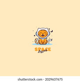 Diseño vectorial de dibujos animados astronautas de Super Gates