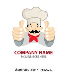 Super Chef Logo Vector Illustration