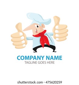 Super Chef Logo Vector Illustration