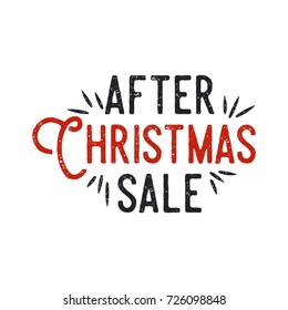 Super Christmas sale lettering and typography elements. Holiday Online shopping type quote. Stock vector illustration isolated on white background.