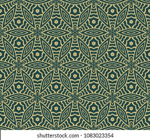 Super color decorative floral ornament modern pattern. for interior design, textile, wallpaper. seamless vector illustration.