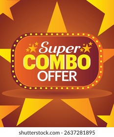 Super combo offer poster template 