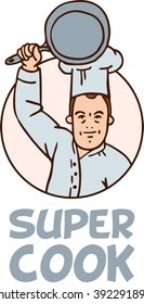 Super cook circle logo