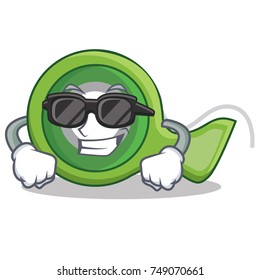 Super cool adhesive tape character cartoon vector illustration