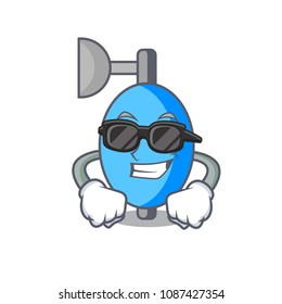 Super cool ambu bag character cartoon