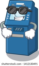 Super cool ATM machine in the cartoon shape