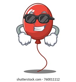 Super cool balloon character cartoon style