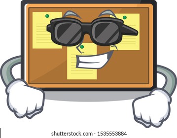 Super cool bulletin board stuck to wall character