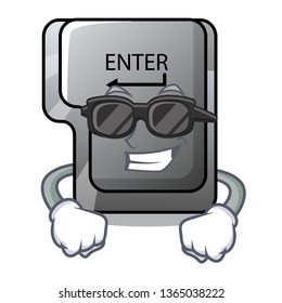 Super cool button enter on a keyboard character