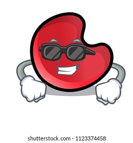 Super cool candy moon character cartoon