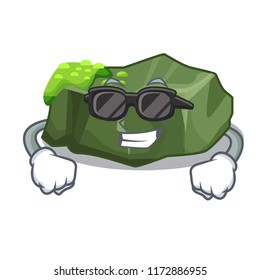 Super cool cartoon moss grow on sea rock
