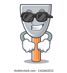 Super cool character putty knife isolated