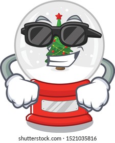 Super cool christmas snow globe the cartoon shape
