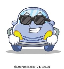 Super cool cute car character cartoon