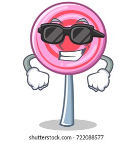 Super cool cute lollipop character cartoon
