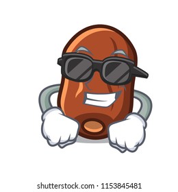 Super cool dates fruit character cartoon