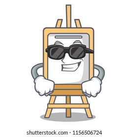 Super cool easel character cartoon style