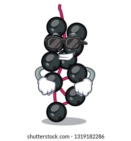 Super cool eldeyberry in a cartoon fruit basket