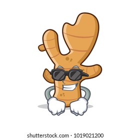 Super cool ginger character cartoon style