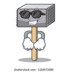 Super cool hammer cartoon for tenderizer the meat