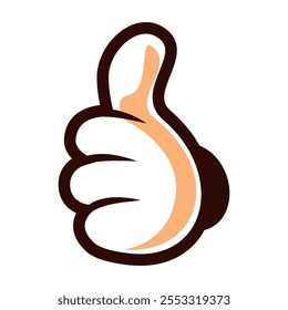 Super. Cool. Hand gesture. Paw gesture. Funny character. Cartoon. Close-up. Used for collage in web design.