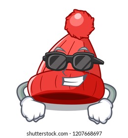 Super cool homemade funny and warm beanie cartoon