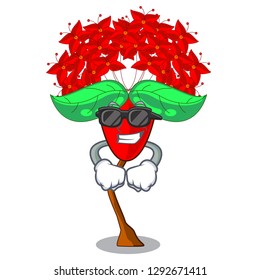 Super cool ixora flowers in shape of mascot