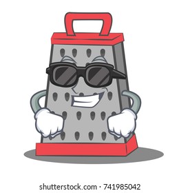 Super cool kitchen grater character cartoon