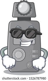 Super cool light meter isolated with the cartoon