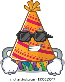 Super cool party hat with in the cartoon