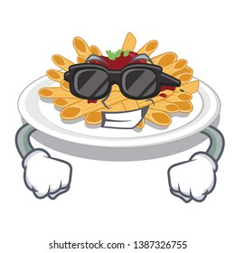 Super cool pasta in the a character bowl