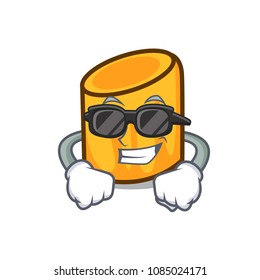 Super cool rigatoni character cartoon style