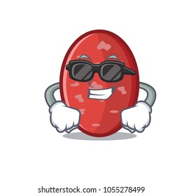 Super cool salami character cartoon style