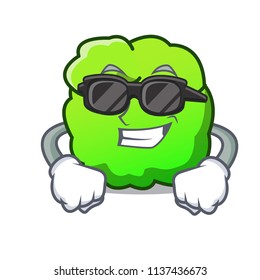 Super cool shrub character cartoon style