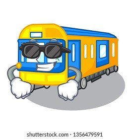 Super cool subway train toys in shape mascot