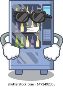 Super cool wine vending machine on a mascot