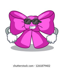 super coolbow tie in a shape cartoon